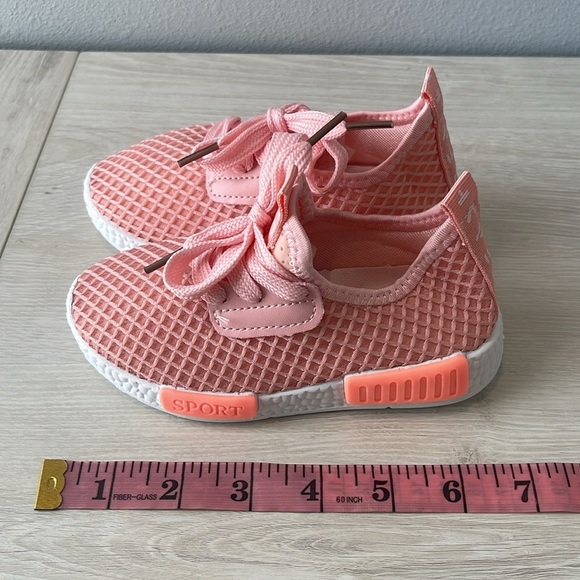 Daclay Children Casual Shoes Girl Cool Mesh sport shoes pink Size  Toddler 6-7 - Picture 7 of 7